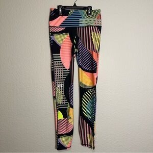 Under Armour Small multi-neon-color compression leggings